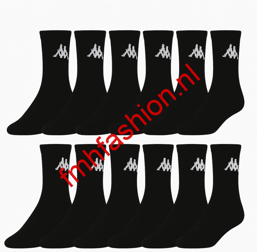 Kappa Multipack 12 paar zwart