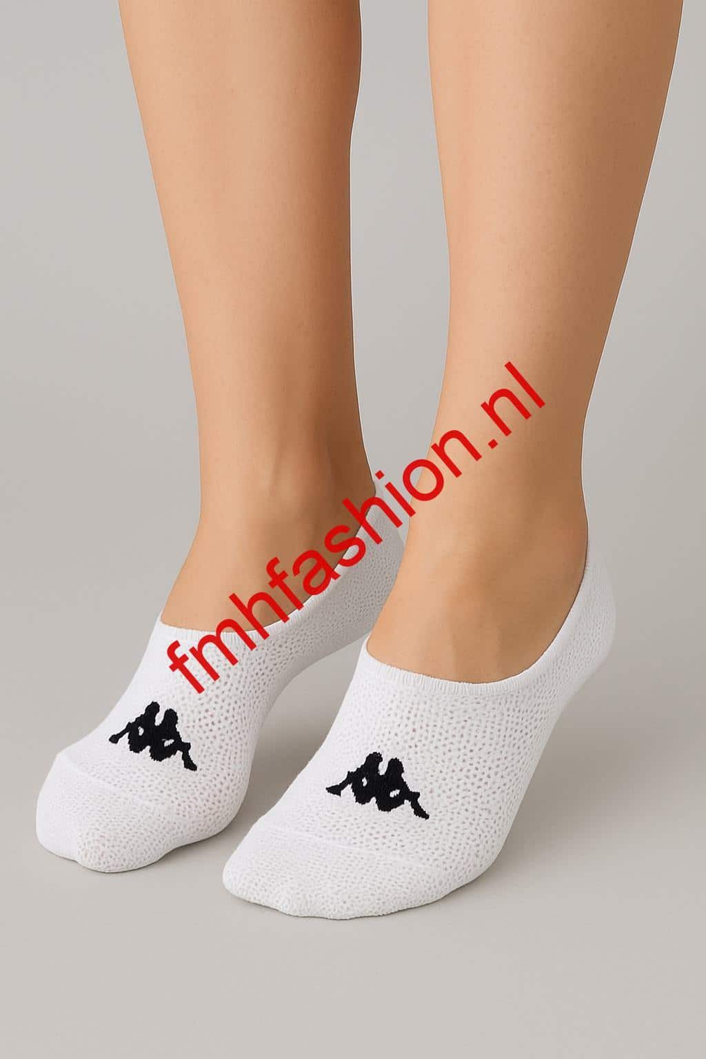 Kappa Footies 6 paar wit
