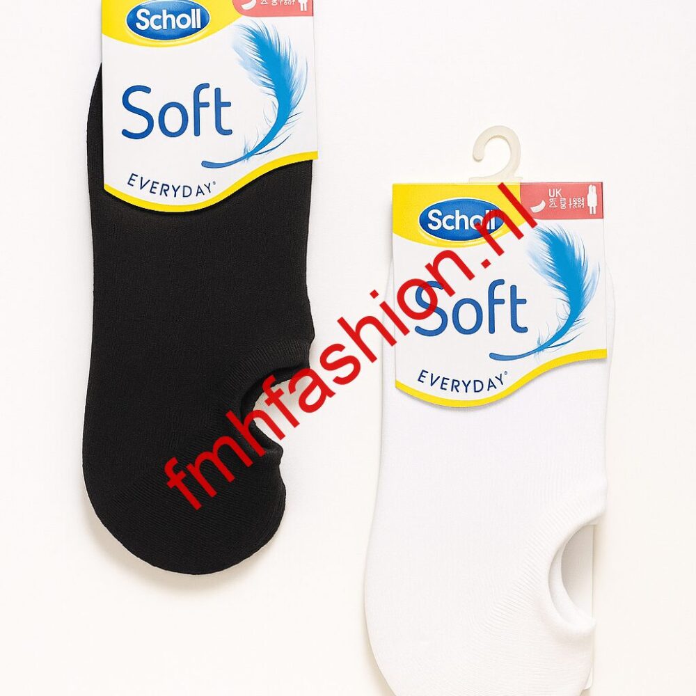 Scholl Everyday Soft Footies Sokken - 2 Paar