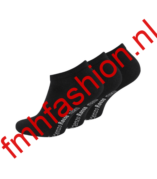 Vincenzo Rosso 12 paar unisex sneakersokken